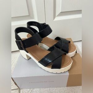Call it Spring Platform Sandles